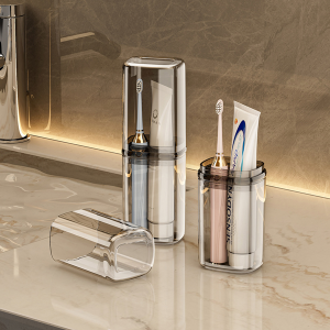 Makery Simple Mouthwash Cup Portable Travel Toothbrush oothpaste Storage Cartridge Travel Supplies