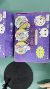 Sparkle Bun Squishy Toy Slow Rebound Stress Relief Squeeze Ball Soft With Bead&Steamer Fidget Toy for Anxiety Relief Sensory Toy