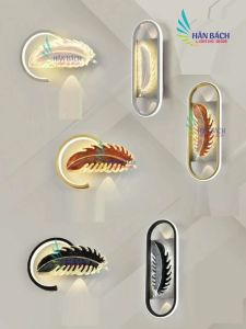 [ Nhiều Mẫu ] Đèn Gắn Tường Phòng Khách Cầu Thang Phòng ngủ Salon Trang Trí Kiểu Chiếc Lá - Kèm Bóng LED 3 Chế Độ