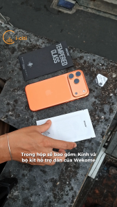 [WEKOME] Kính Cường Lực Camera iPhone 16/16Pro/17 / 17 Pro Max – Photography-Grade AR Ultra Clear – Full Kính Trong Suốt HD 99% – Chống Chói – Chống Trầy 9H (WTPC-015)