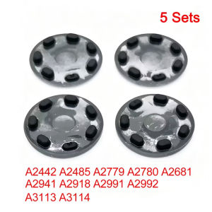 5Sets New For Macbook Pro Air 14" 13" 15" 16" Bottom Case Rubber Feet Foot A2681 A2442 A2485 A2779 A2780 A2941 2021-2023 Years