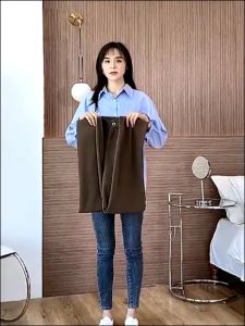 Women Long Suit Pant High Waist Elastic Straight Wide Leg Pants