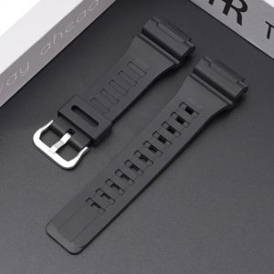 Dây Đeo Cao Su Casio G-SHOCK Tương Thích Với AQ-S810W/S800W AE-1200 SGW-400H MCW-200H W-735H W-216H Dây Đeo Đồng Hồ Chống Nước Bằng Nhựa TPU 18mm