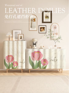 No-Drill Kitchen Cabinet Door Curtain Dustproof Organizer Shoe Rack Concealing Fabric Curtain Home Decorative Window Treatment