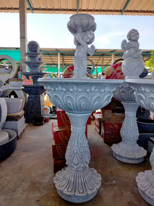 น้ำพุโรมัน อ่างน้ำพุหน้าบ้าน หรูหรา