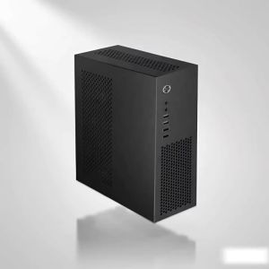 SFF Mini ITX/MATX PC Case Mini Tower Computer Chassis for HTPC Save Space Fits MATX/Mini-ITX Motherboard/Flex Power Supply 7.3L