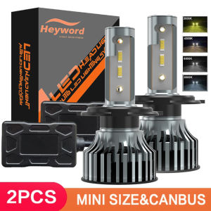 Heyword H4 H7 LED Car Headlight 22000LM 6500K Lamp H1 9005 9006 H8 H9 H11 Fog Lights Bulbs White