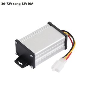 Bộ Chuyển Đổi Biến Áp DC 36V 48V 60V 72V 96V Sang 12V 10A 20A Cho Xe Máy Điện Và Xe Đạp