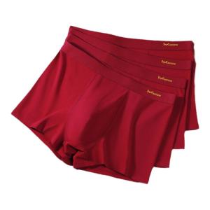 Quần lót nam màu đỏ MiiOW Catman vải cotton cỡ lớn kháng khuẩn