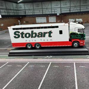 Scania Lori Stobart Polo Team Truck 1/76 Oxford Diecast display model