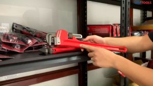 Mỏ lết răng Kìm nước cán thép dài 18 inch 111.35 Series KS Tools
