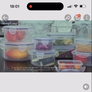 Plastic storage containers and fresh-keeping boxes are sealed and transparent storage boxes use