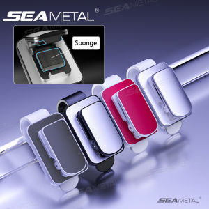 SEAMETAL Metal Car Glasses Clip Storage Visor Eyeglasses Holder Hanger Universal Car Interior Accessories