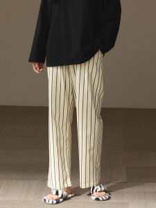 me home wear | Cotton Spring Autumn Elastic Waist Casual Pants