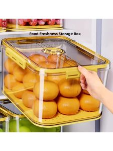 Timing Food Storage Box Refrigerator Organizer