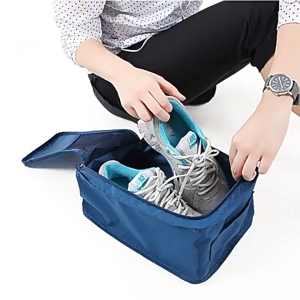 Portable Folding Shoe Bag Travel Storage Bag Multifunctional Waterproof Beach Travel Shoes Storage Bag Pouch Organizer for Easy Carry and Storage