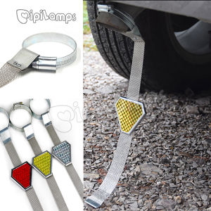 Car Safety practicality Triangle Anti Static Belt Warning reflective Strips Electrostatic Universal Auto Supplies Car Accessories