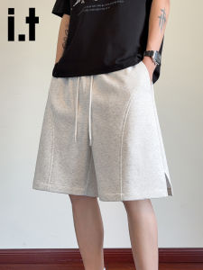 izzue | Breathable Deconstructed Straight Mens Shorts Five Division