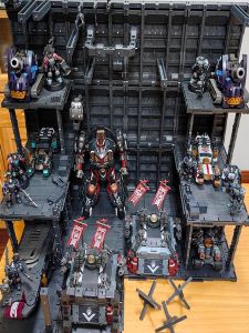 CG Reinforced 6 Units PG Gundam Fit King Kong Applicable Frontline Base Gnaku Standby Rack