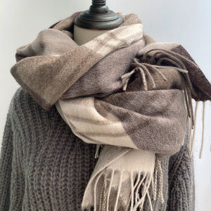 Plaid Classic Winter Versatile Thick Scarf