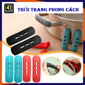 SET 2 Tay Cầm Nồi Silicone Chịu Nhiệt Cao - Tay Gắn Quai Nồi Xoong Chống Nóng Chống Trượt Tiện Tháo Rời Được Tiện Lợi
