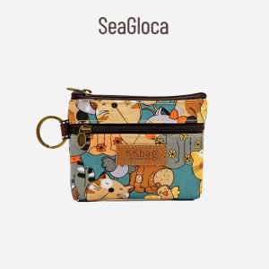 SeaGloca New Printed Laminated Cartoon Waterproof Coin Purse Holder Wallet For Woman