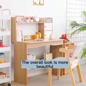 Table for Study Kids Modern Minimalist Computer Desk Study Table Desk top Home Small Bookshelf Writing Combination Desk