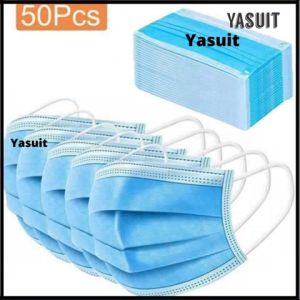 50 pieces Face Mask 3ply Ready Stock Malaysia FDA CE Approved Facemask Earloop Blue Ready Stock Malaysia Seller