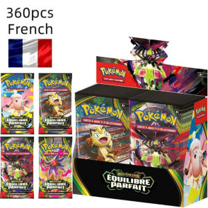 Takara Tomy | 360Pcs French Pokémon TCG: Scarlet & Violet Twlilght Masquerade Etsncelles Evoving skies 151 Flames Booster Box Pokemon Cards