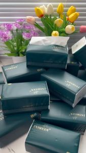 JASMEEN กระดาษทิชชู่ ทิชชู่เช็ดมือ กระดาษทิชชู่เช็ดหน้า 1ชิ้น420แผ่น หนา5ชั้น 1 ลังมี 20 ห่อ ไม่เป็นขุย วัสดุเยื่อ A167