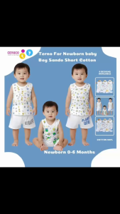 6 Pairs Terno For Newborn Boy Pure Cotton Non Faded Prints Clothing Set Infant Packs 0 to 6 Months
