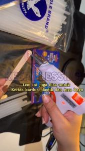(BONUS LEM LILIN) Mesin Glue Gun Tembak / Alat Lem Tembak / Gluegun On-off Saklar / Lem Tembak / Random / Keep Blessing