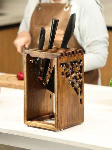 YILI | Storage Organizer Ventilated Draining Knife Rack
