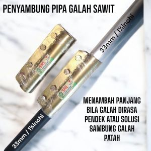 klem penyambung di pipa Sawit solusi memperpanjang atau menyambung pipa galah sawit yang patah cod