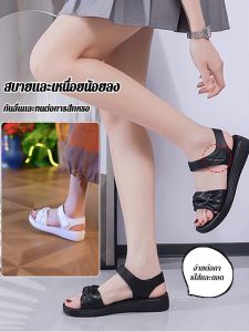 รองเท้าแตะด้านล่างหนารองเท้าแตะลําลองฤดูร้อนรองเท้าเปิดนิ้วแบบไม่ครอบงํา