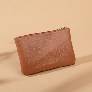 Fashion Leather Short Coin Purses Women Small Change Money Bags Pocket Key Case Pouch Wallets Mini Zipper Card Holder Wallet