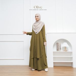 Baju Tunik & Rok Syifa Dress Origyinal -GAMIS WANITA SYARI MUSLIM -Gamis Dewasa Terlaris