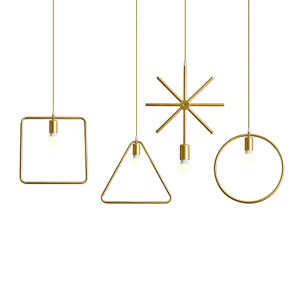 Simple Geometric Design Commercial Decorative Chandelier
