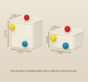 Childrens Hair Accessories Storage Box Desktop Large Capacity Jewelry Box With Lid Girls Rubber Band Hairpin发饰整理盒