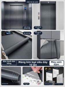 O Margo | Phim Kim Loại Inox Dán Tự Dính Cao Cấp Trang Trí Nâng Cấp Tủ Lạnh Tủ Bếp