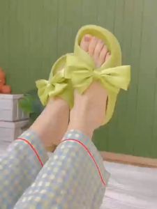 Dép bánh mì nữ quai ngang Nơ Lụa thời trang siêu êm chân chống trơn trượt (Form nhỏ) IDÉP DL246 - Nhiều màu