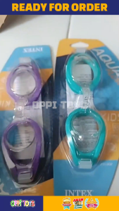 Kacamata Renang Anak Intex Aquaflow Kids Swimming Goggles Anti Air Berenang Warna