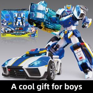 JUMPGO | Shining Blue Deforming Mecha Robot Toy