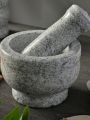 Natural Stone Garlic Smasher Pestle And Mortar Herb Grinder Home Use Garlic Mortar Peeler Press for Grinding Garlic Paste. 