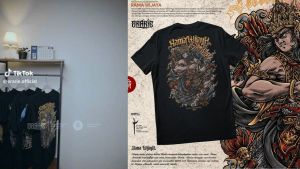 Orarie Kaos RAMA WIJAYA Baju Distro Pria dan Wanita Sablon Plastisol Gratis Stiker dan Keychain