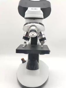 Binocular High Definition Microscope 40-5000X High Power Magnification Student Textbook-Level Light Microscope for Kids Child