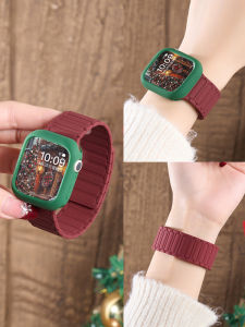 CRAFTSMAN DAI | Christmas Limited Edition Apple Watch Bands Red Woven Nylon Summer Magnetic