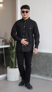 Kemeja Panjang Jumbo Cotton Cigarette Import Formal Casual Big Size 4xl 6xl 8xl