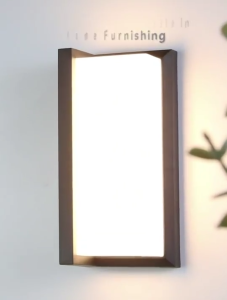 โคมไฟติดผนัง LED 25W โคมไฟกันน้ำกลางแจ้ง ไฟติดผนัง ไฟติดรั้วบ้าน กันน้ำ IP66 Wall Light ใช้สำหรับสวนตกแต่งทางเดิน
