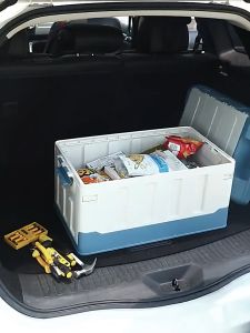 [GIORGIO ARMANI MALL]กล่องเก็บของอเนกประสงค์ กล่องเก็บของพับได้ลำต้นกล่องขนาดคิงไซส์พลาสติกสำหรับใส่ขนมของเล่นห้องเรียนและกล่องเก็บของ